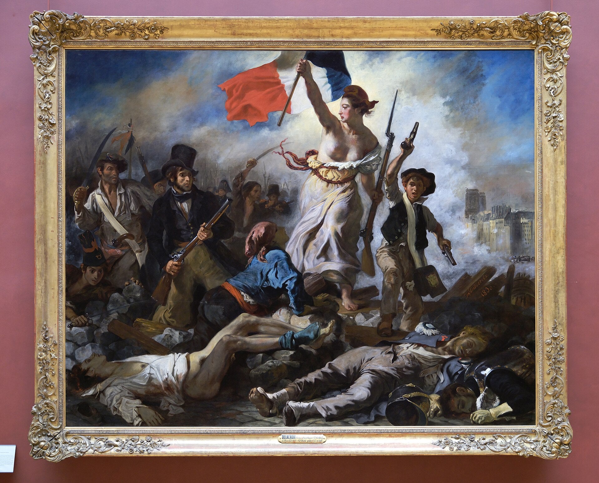 La Libertà che guida il popolo - Eugène Delacroix