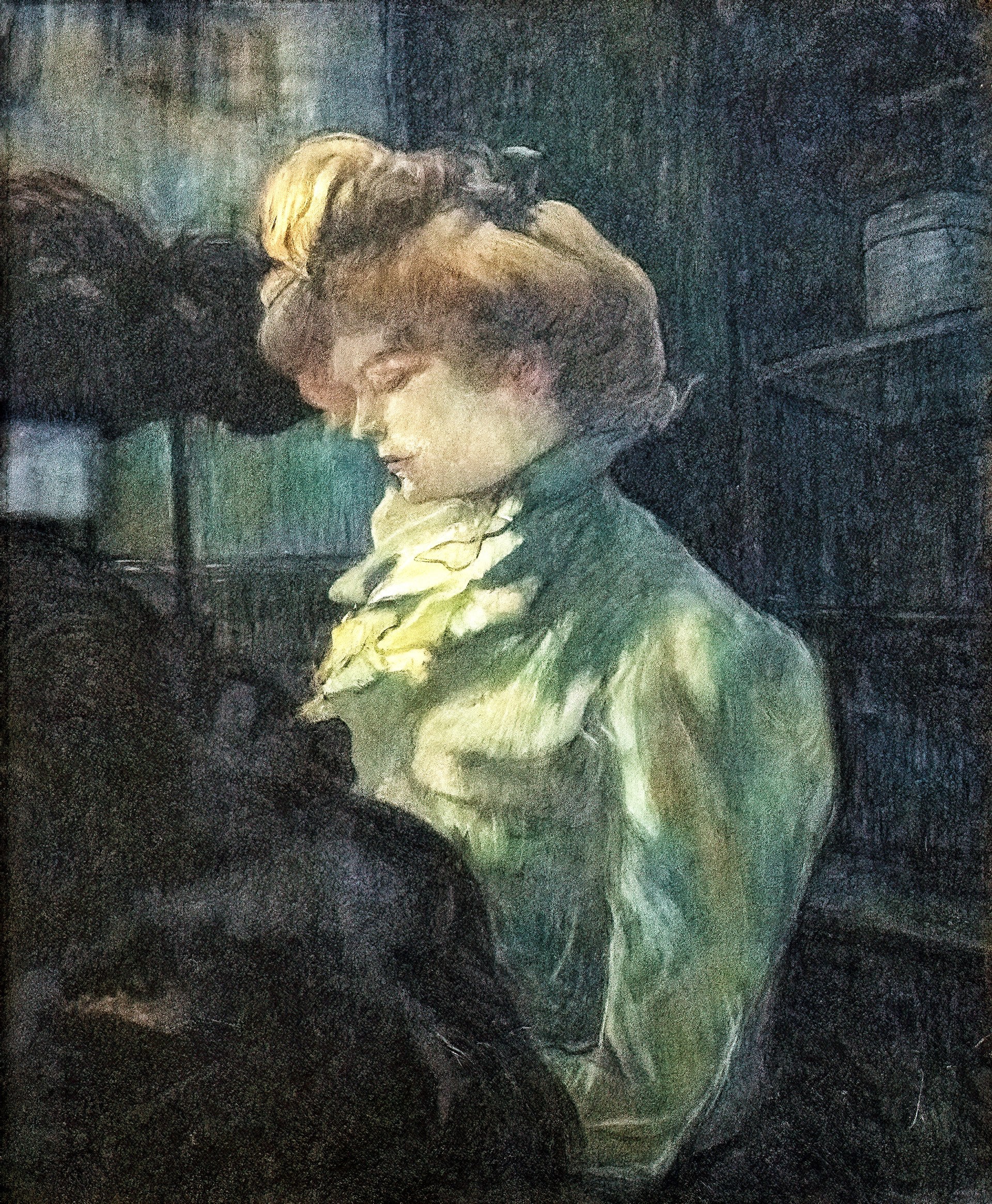 Reproduction du tableau « La Modiste - Henri de Toulouse-Lautrec » par Alpha Reproduction en peinture à l’huile
