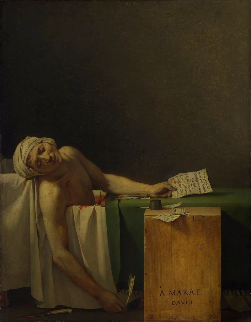 La Morte di Marat - Jacques-Louis David