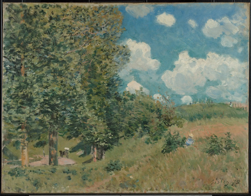 La Strada da Versailles a Saint-Germain - Alfred Sisley