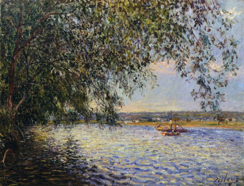 La Senna a Saint Mammès - Alfred Sisley