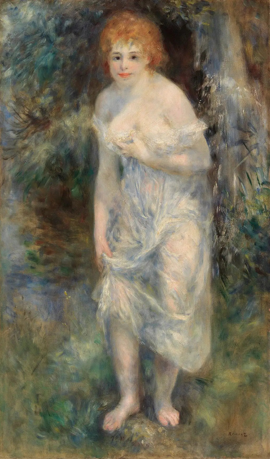 Reproduction du tableau « La Source - Pierre-Auguste Renoir » par Alpha Reproduction en peinture à l’huile