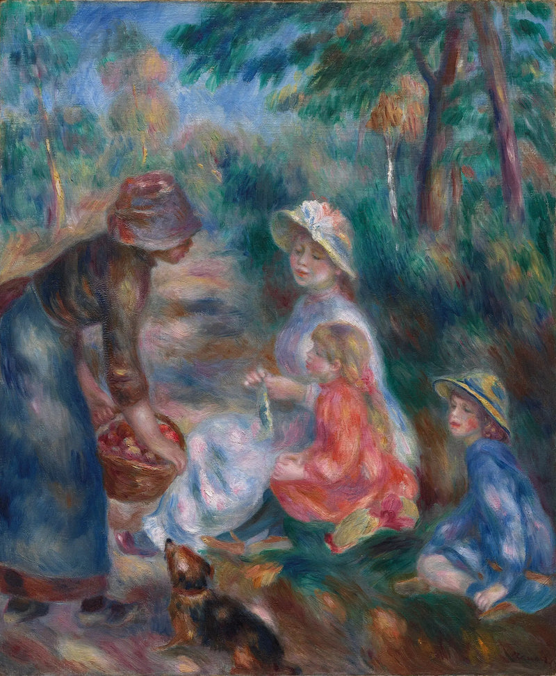 La Vendedora di mele - Pierre-Auguste Renoir