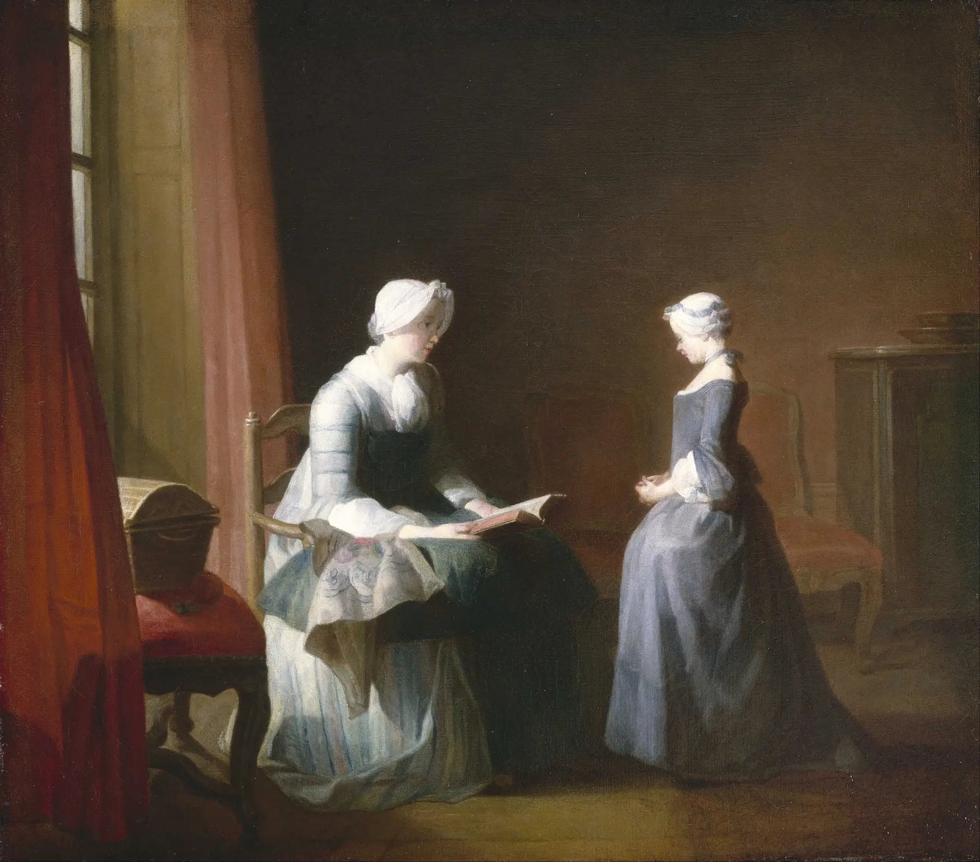 La bonne éducation - Jean Siméon Chardin - Alpha Reproduction