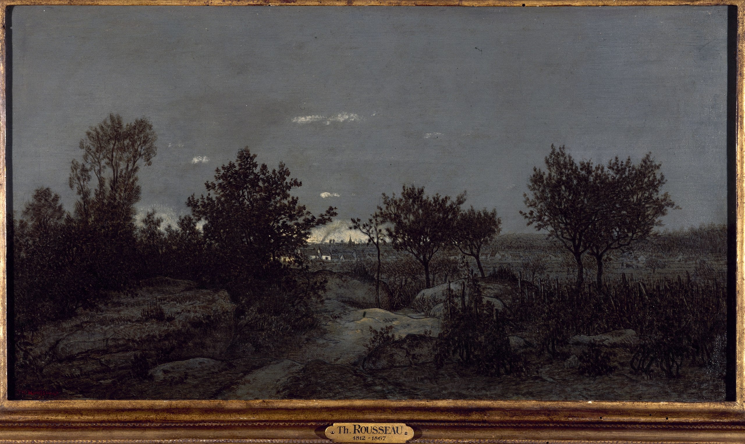 La campagna all'alba - Théodore Rousseau