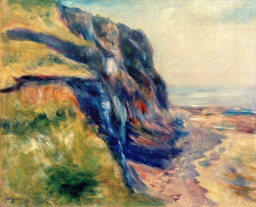 Reproduction du tableau « La côte près de Dieppe - Pierre-Auguste Renoir » par Alpha Reproduction en peinture à l’huile
