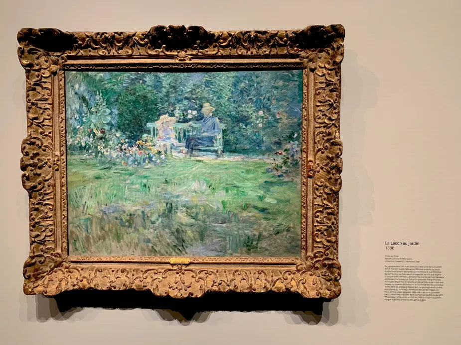 La lezione nel giardino - Berthe Morisot
