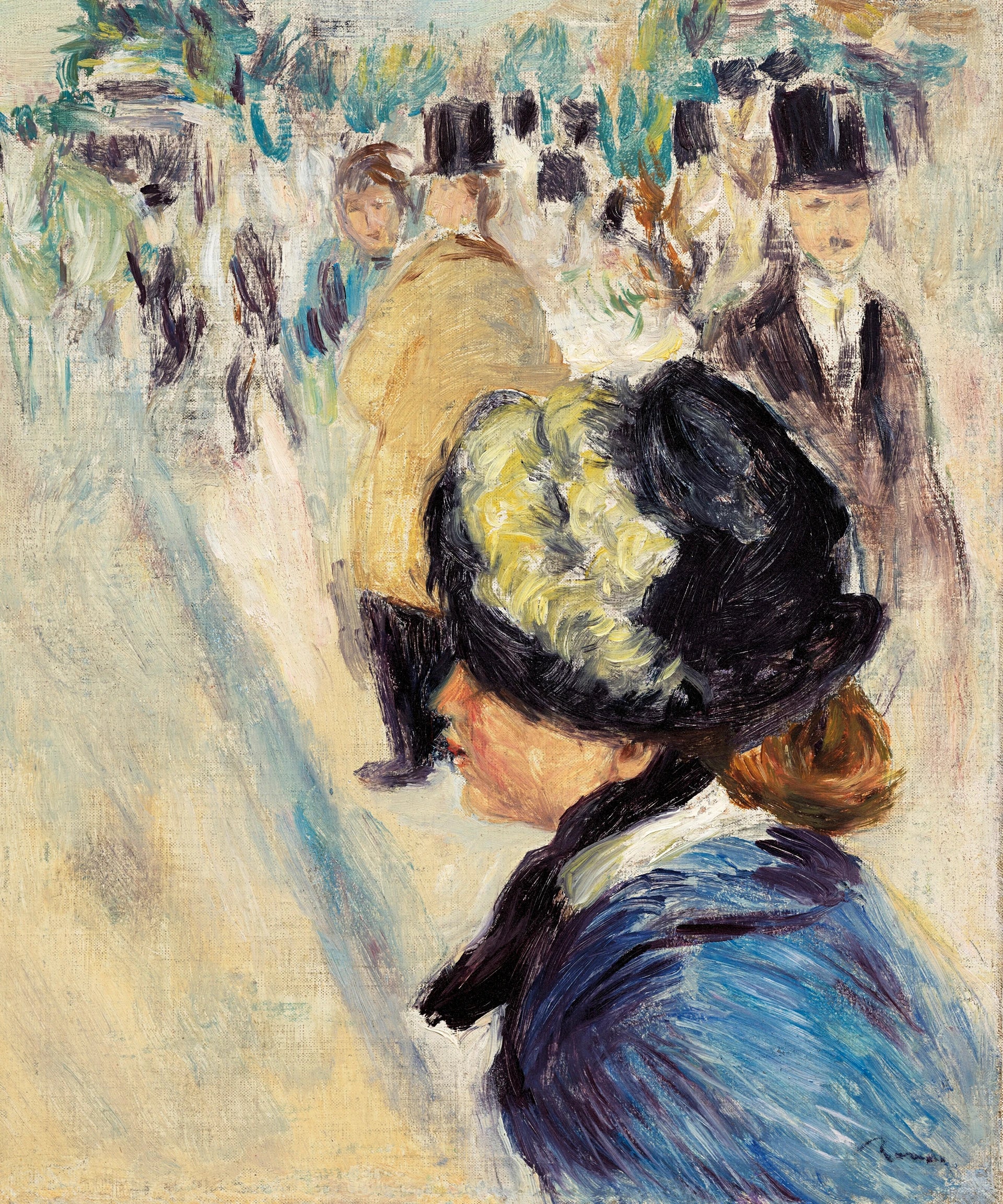 Reproduction du tableau « La place Pigalle - Pierre-Auguste Renoir » par Alpha Reproduction en peinture à l’huile