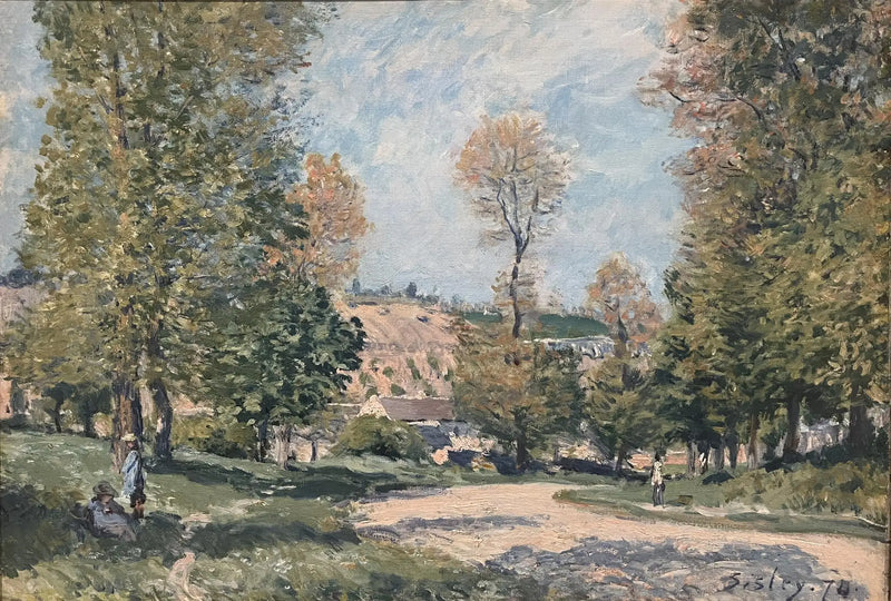 La strada di Louveciennes - Alfred Sisley