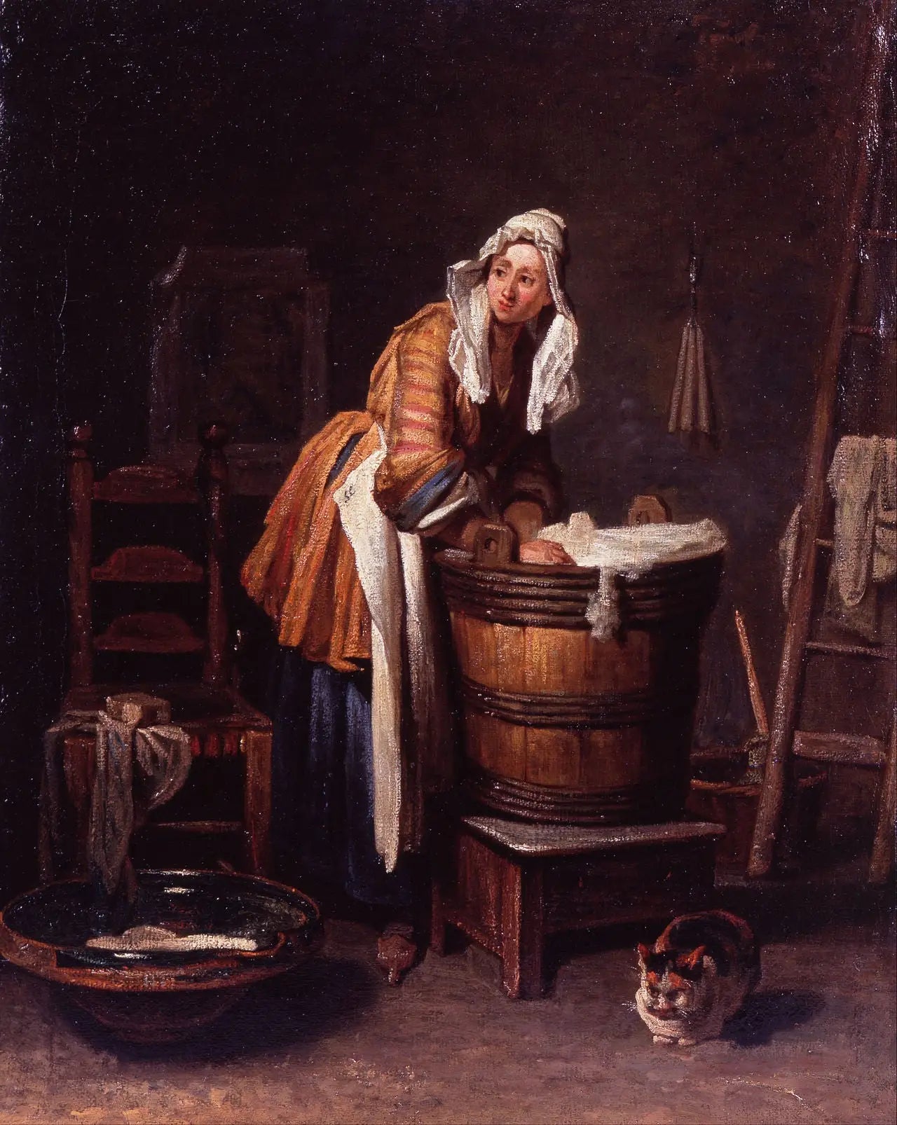Laveuse - Jean Siméon Chardin - Alpha Reproduction