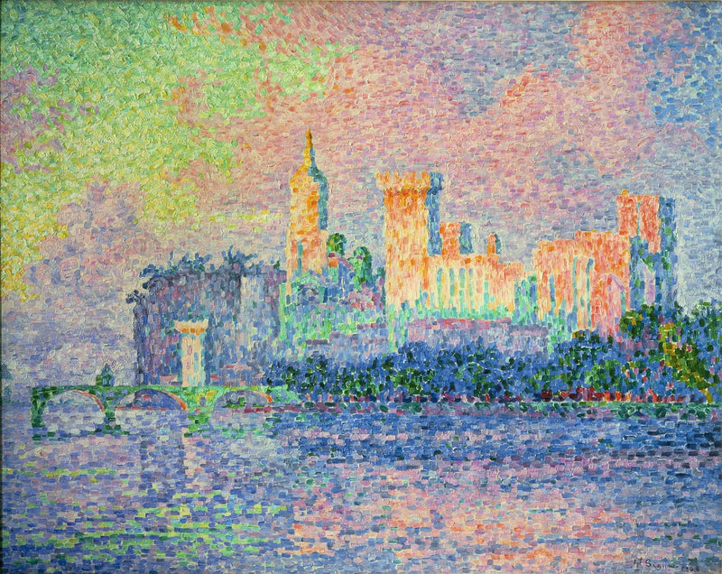 Il Palazzo dei Papi ad Avignone - Paul Signac