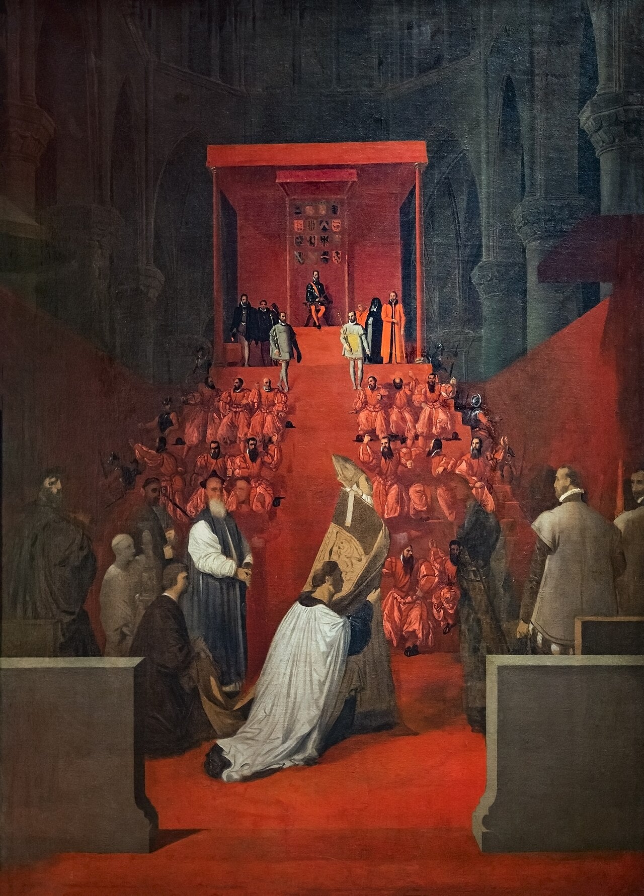 Il Duca d'Alba a Sainte-Gudule a Bruxelles - Jean-Auguste-Dominique Ingres