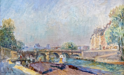 Il Pont-Neuf e la Senna - Albert Lebourg