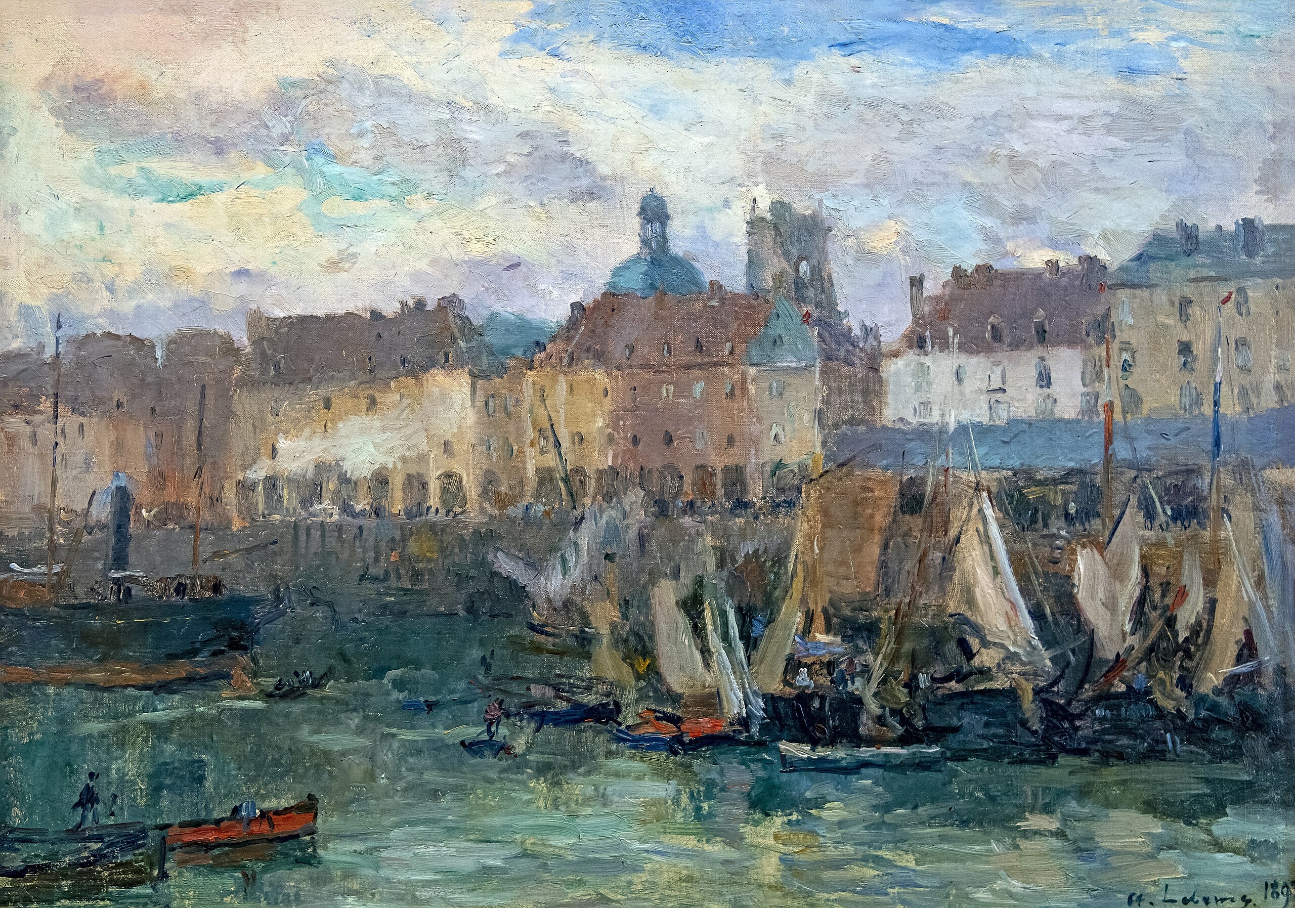 Il porto di Dieppe - Albert Lebourg