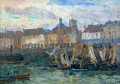 Il porto di Dieppe - Albert Lebourg