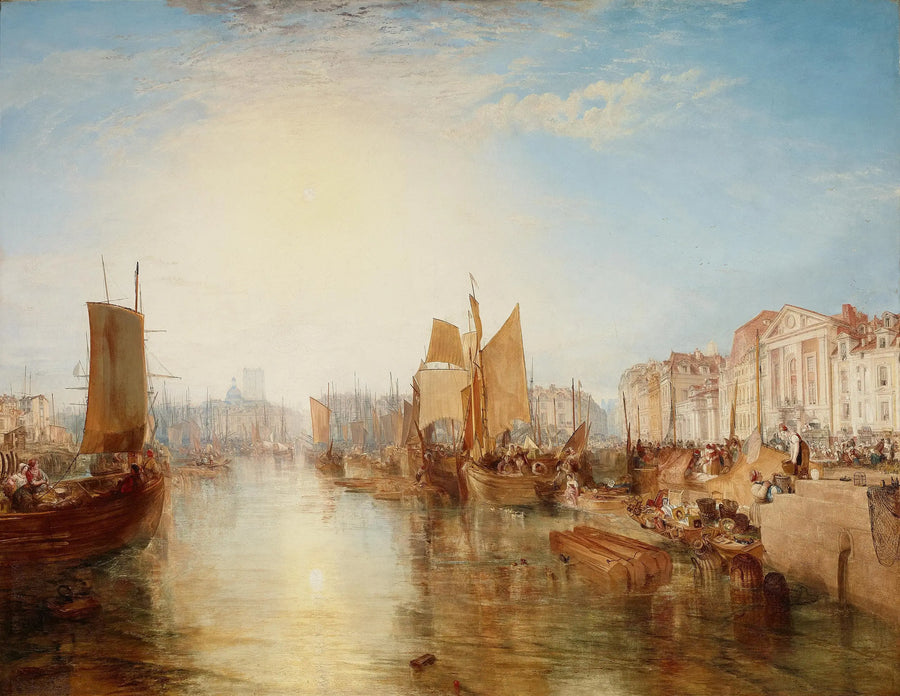 Il Porto di Dieppe - J. M. W. Turner