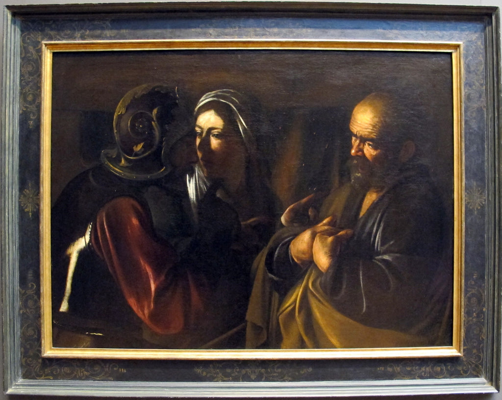 Le Reniement de saint Pierre - Le Caravage - Alpha Reproduction