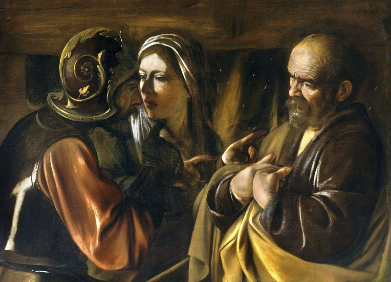 Il Rinnegamento di san Pietro - Caravaggio