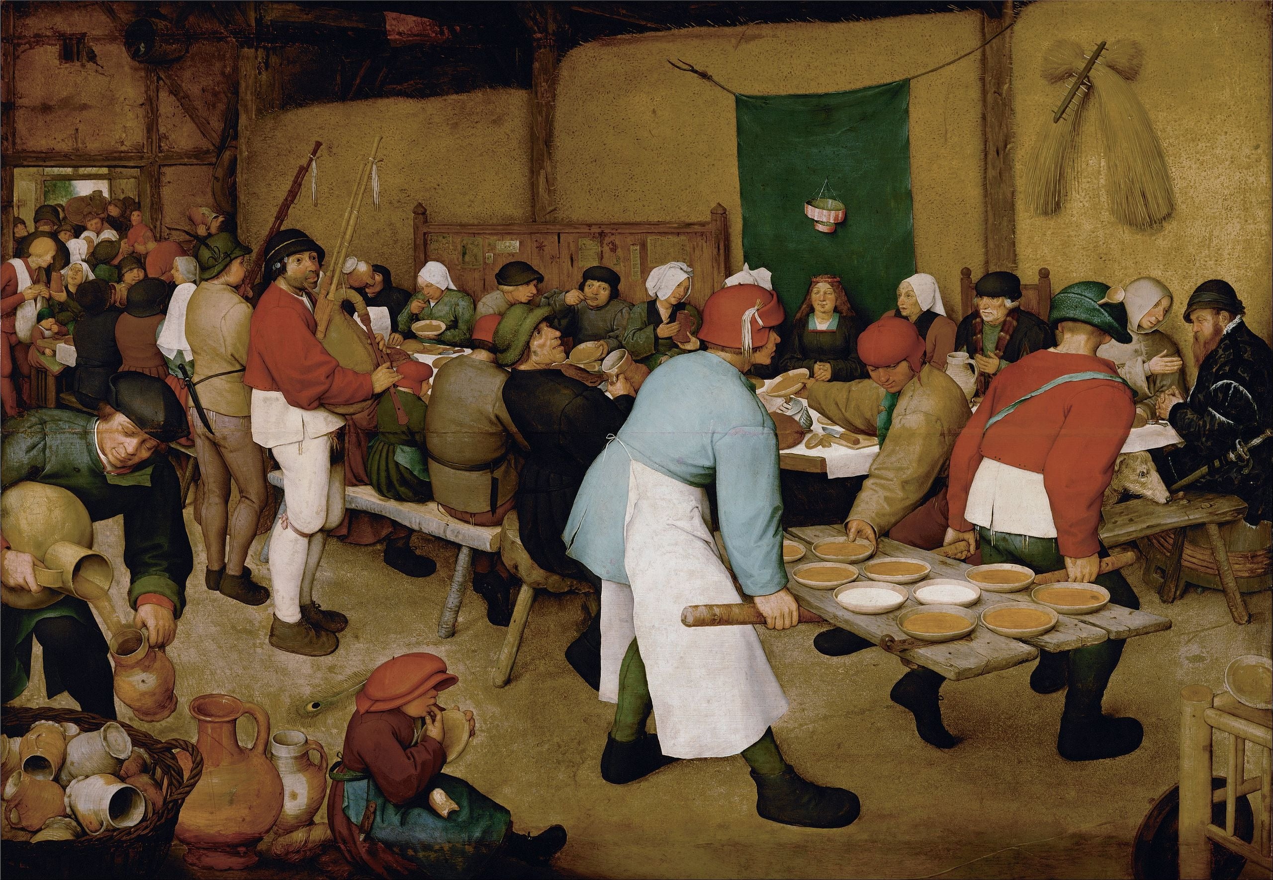 Il Banchetto nuziale - Pieter Brueghel il Vecchio