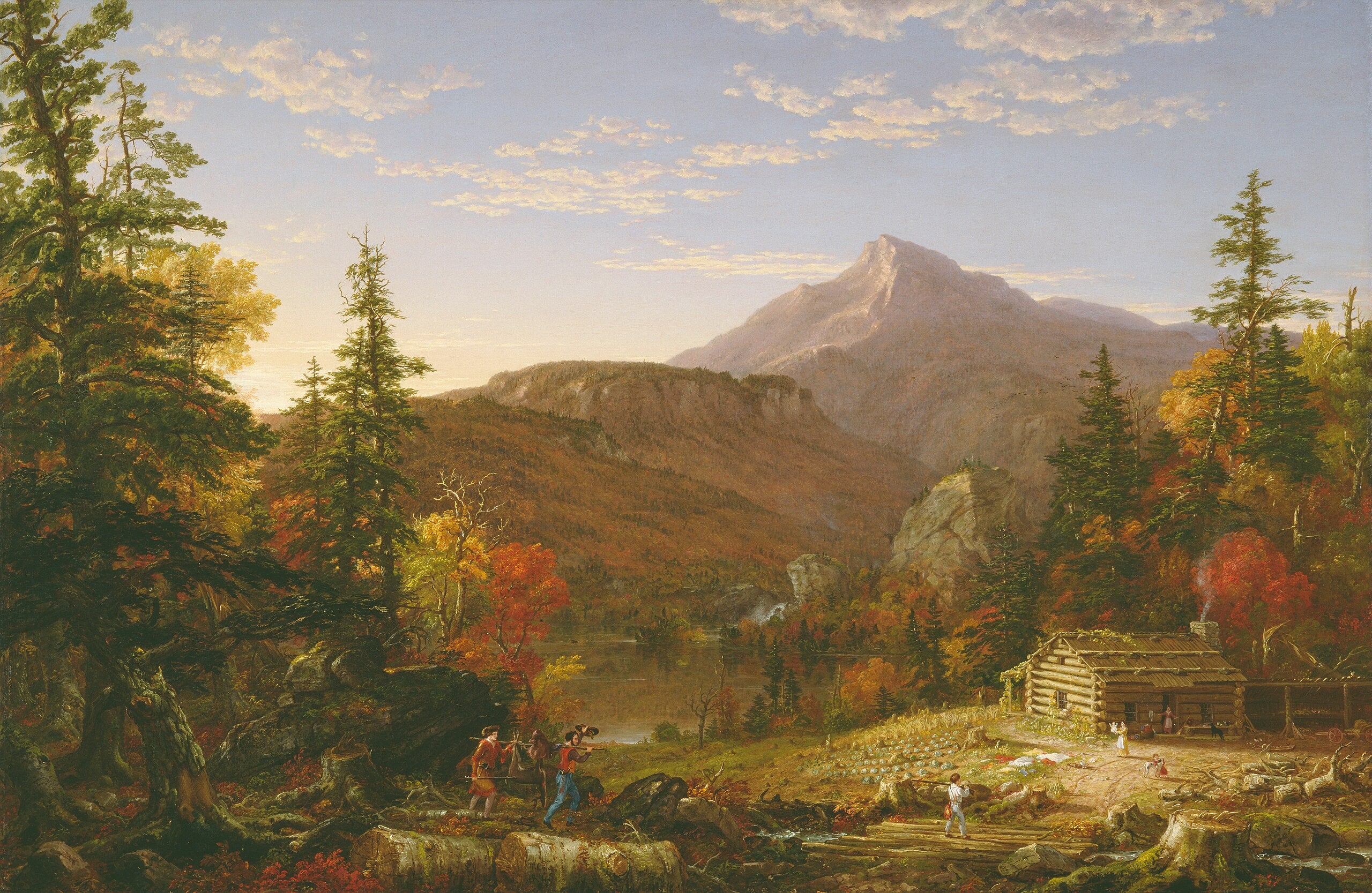 Le Retour du chasseur - Thomas Cole