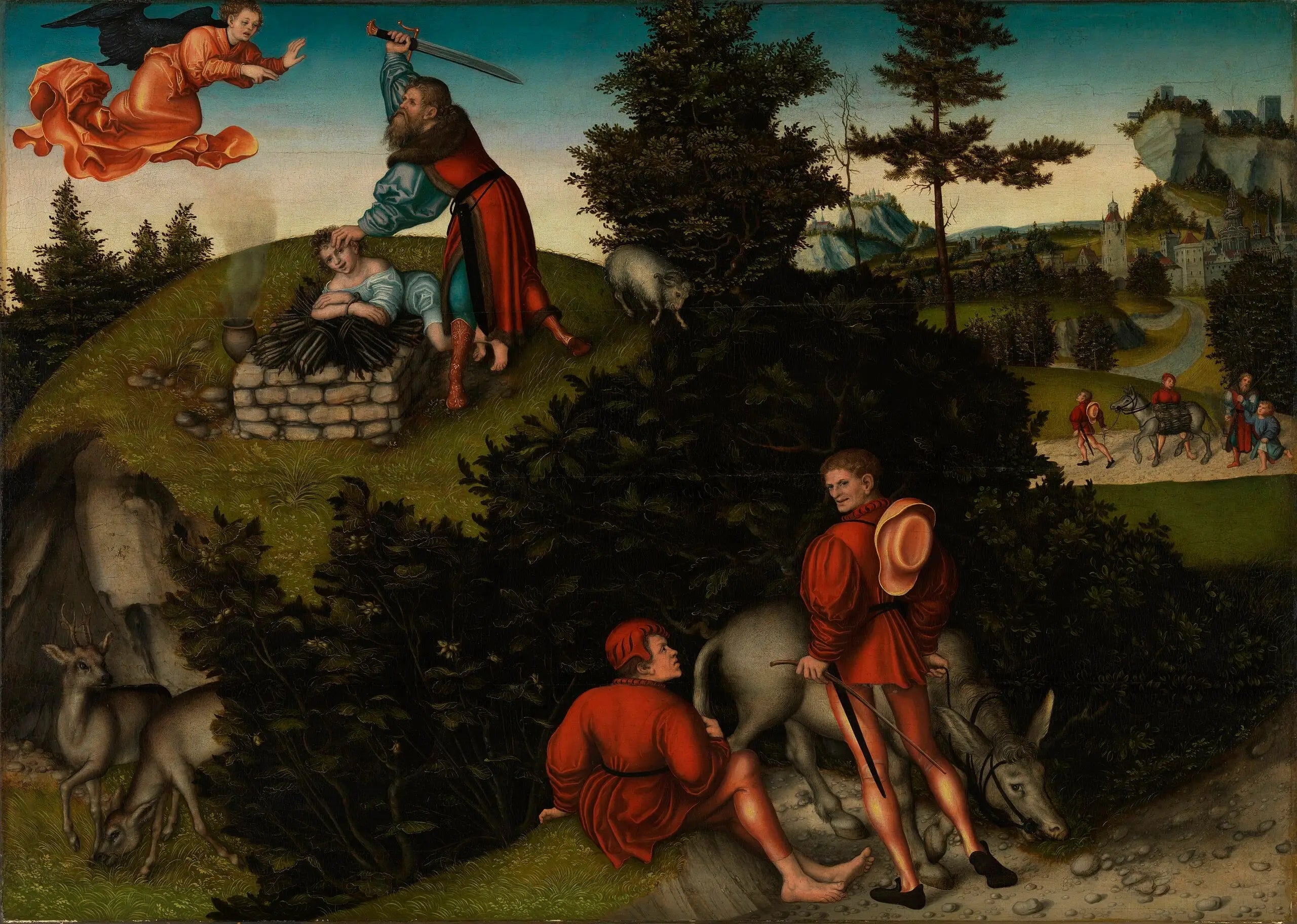 Le Sacrifice d’Abraham - Lucas Cranach the Elder - Alpha Reproduction