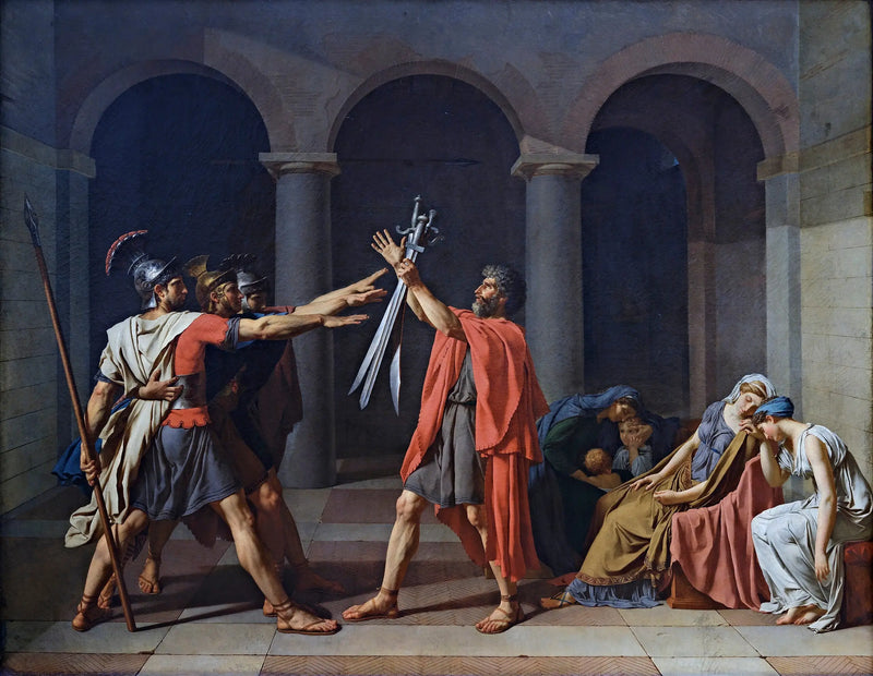 Il Giuramento degli Orazio - Jacques-Louis David