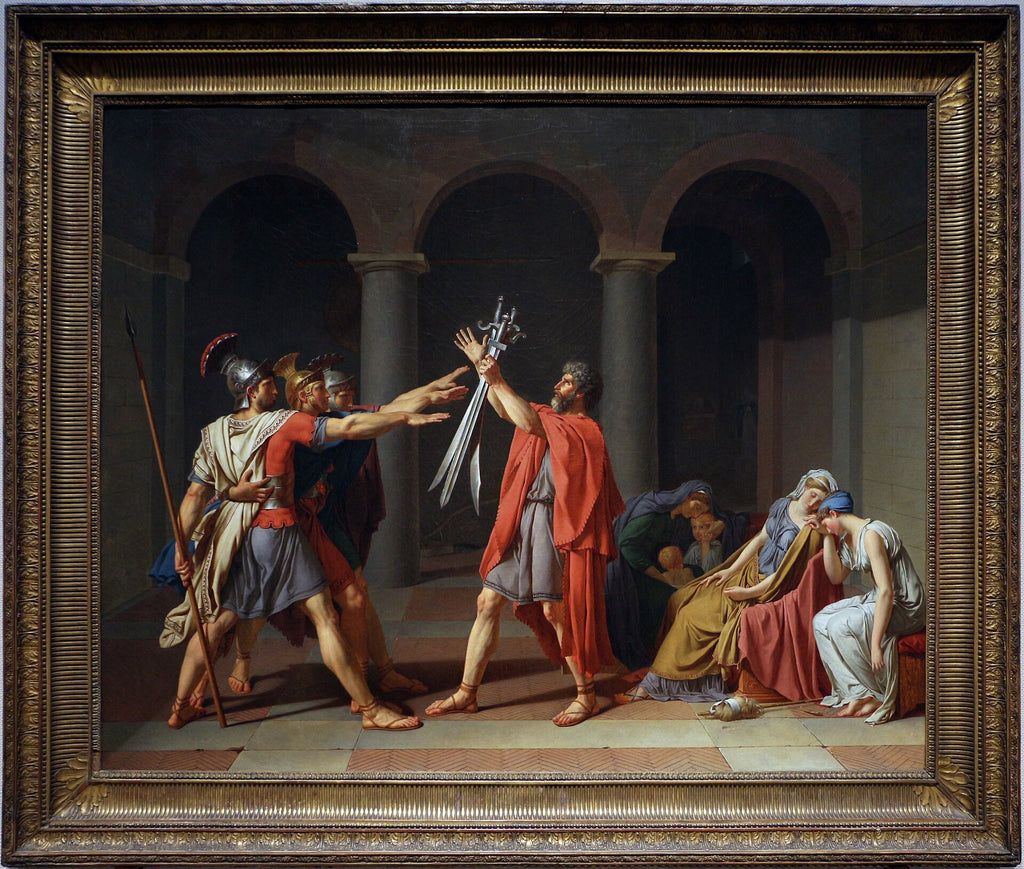 Il Giuramento degli Orazio - Jacques-Louis David