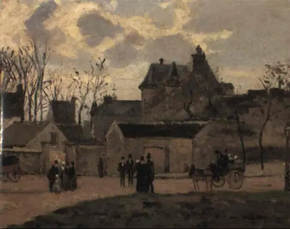 Il Tribunale di Pontoise, piazza Saint-Louis - Camille Pissarro