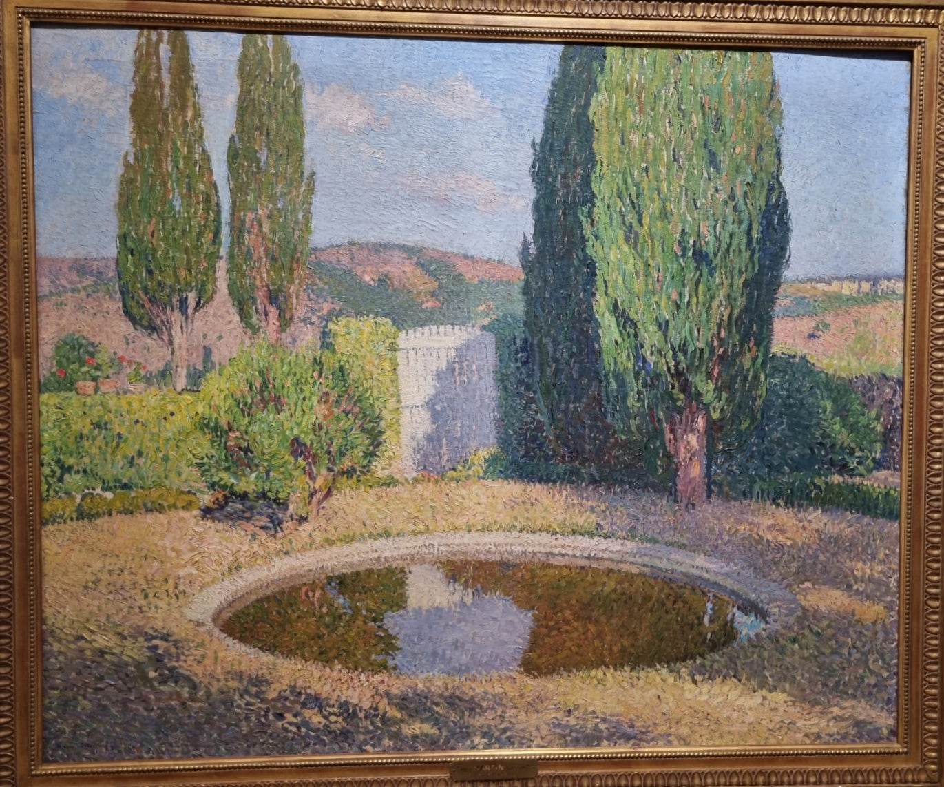 Il bacino in estate - Henri-Jean Guillaume Martin