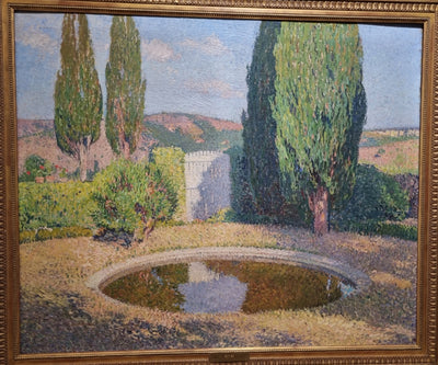 Il bacino in estate - Henri-Jean Guillaume Martin
