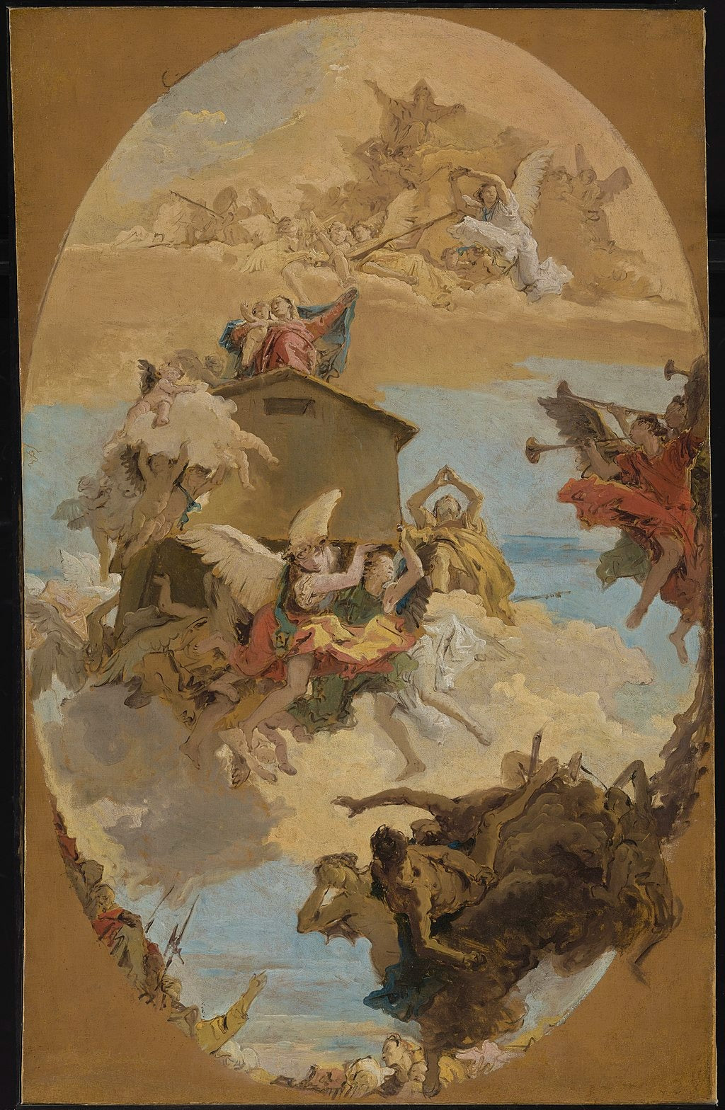 Le miracle de la Sainte Maison de Lorette - Giovanni Battista Tiepolo