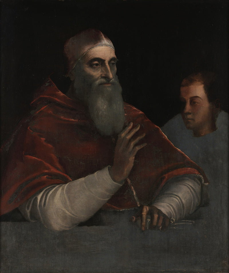 Il papa Paolo III con un nipote - Sebastiano del Piombo