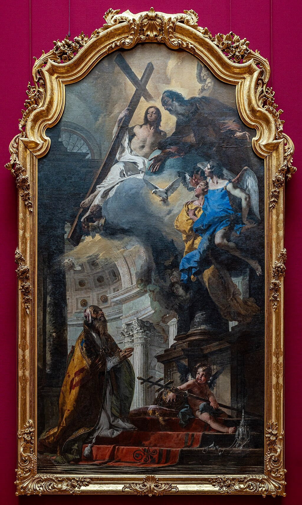 Le pape saint Clément adorant la Trinité - Giovanni Battista Tiepolo