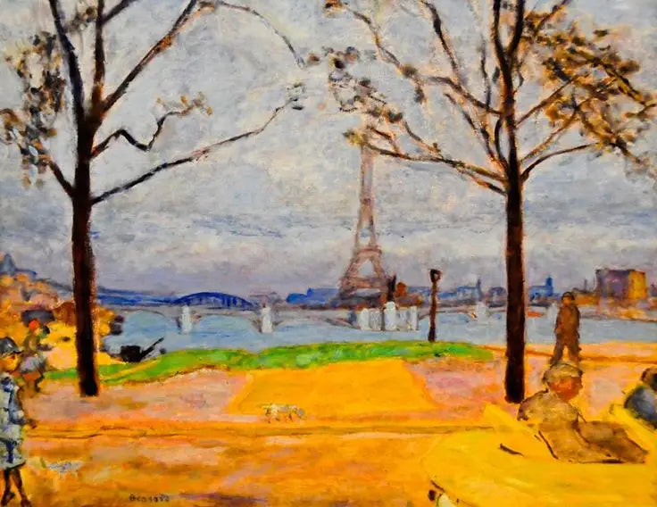 Il ponte di Grenelle e la torre Eiffel - Pierre Bonnard