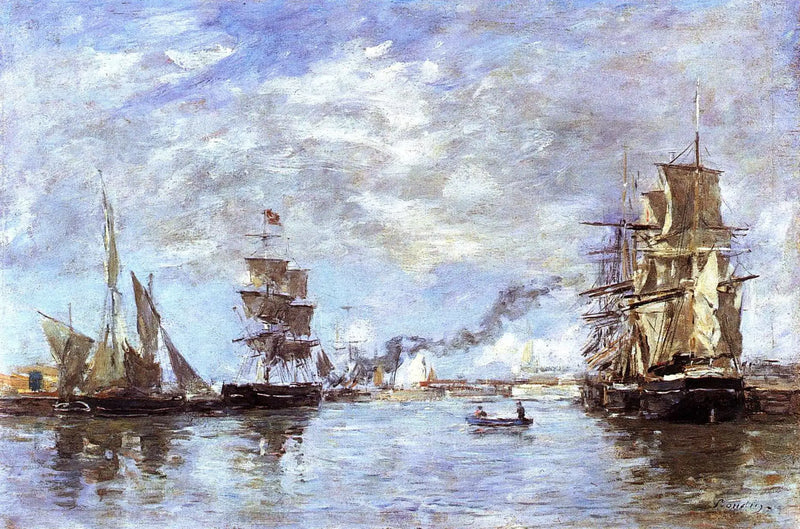 Il porto di Deauville - Eugène Boudin