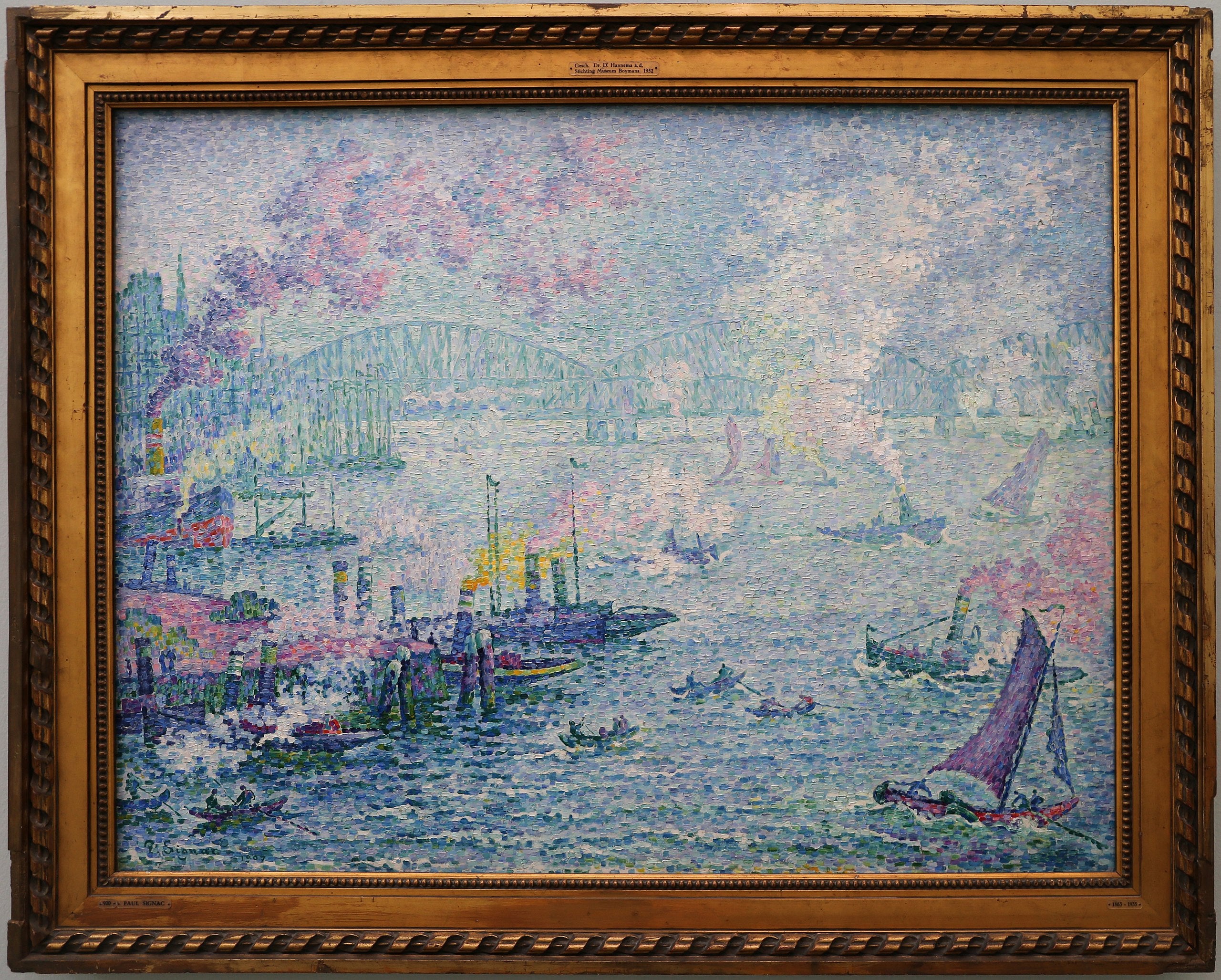Il porto di Rotterdam - Paul Signac