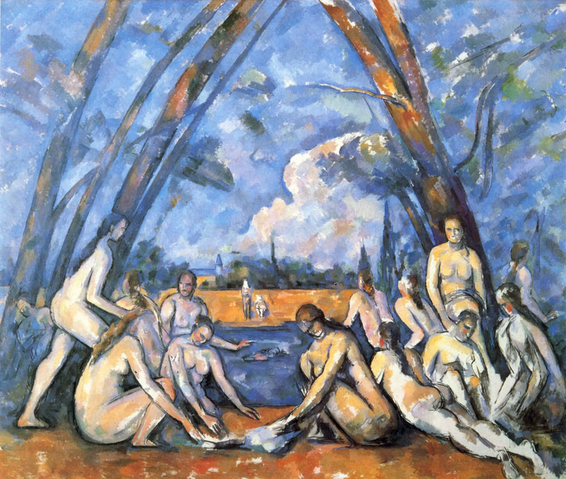 Le Grandi Bagnanti - Paul Cézanne