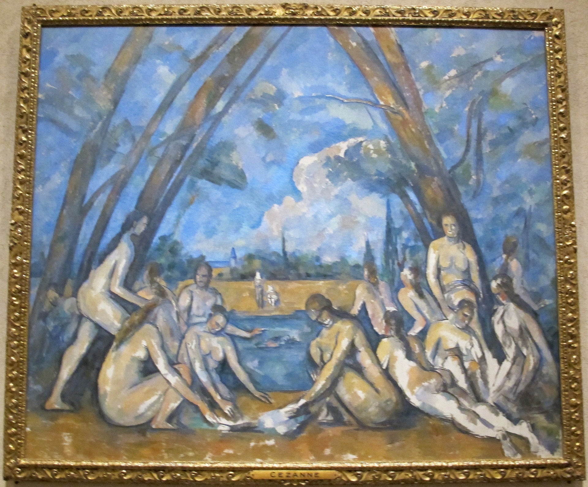 Le Grandi Bagnanti - Paul Cézanne