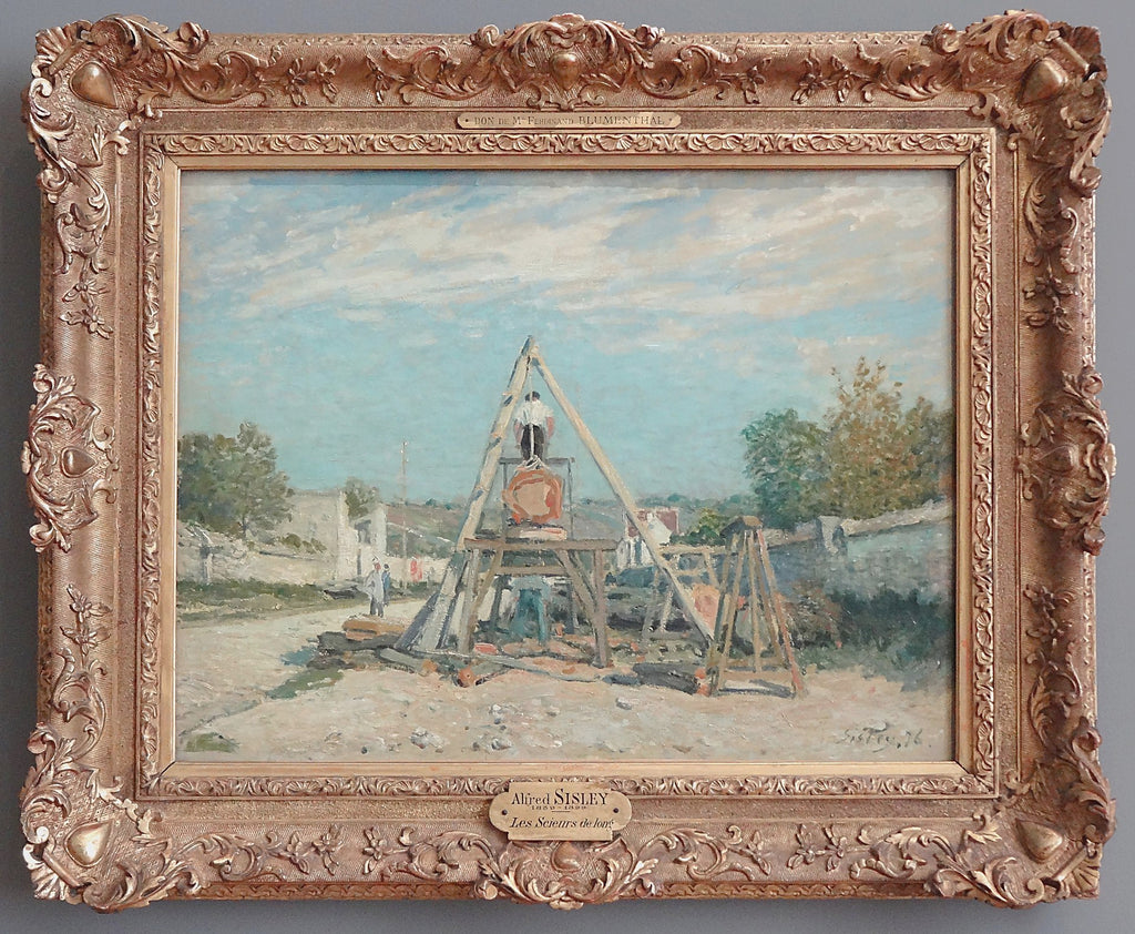 I segatori di legno - Alfred Sisley