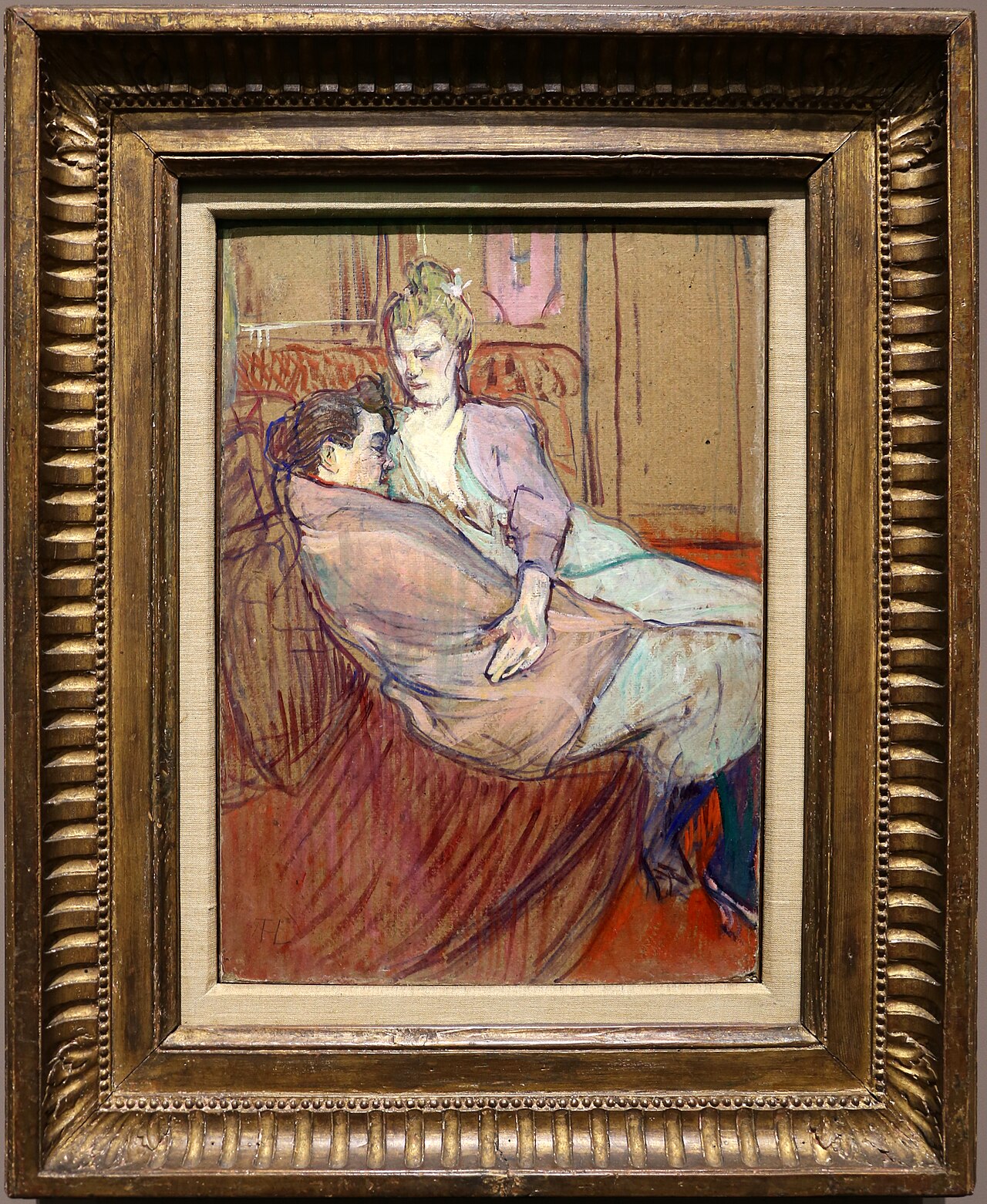 Les deux amis - Henri de Toulouse-Lautrec - Alpha Reproduction