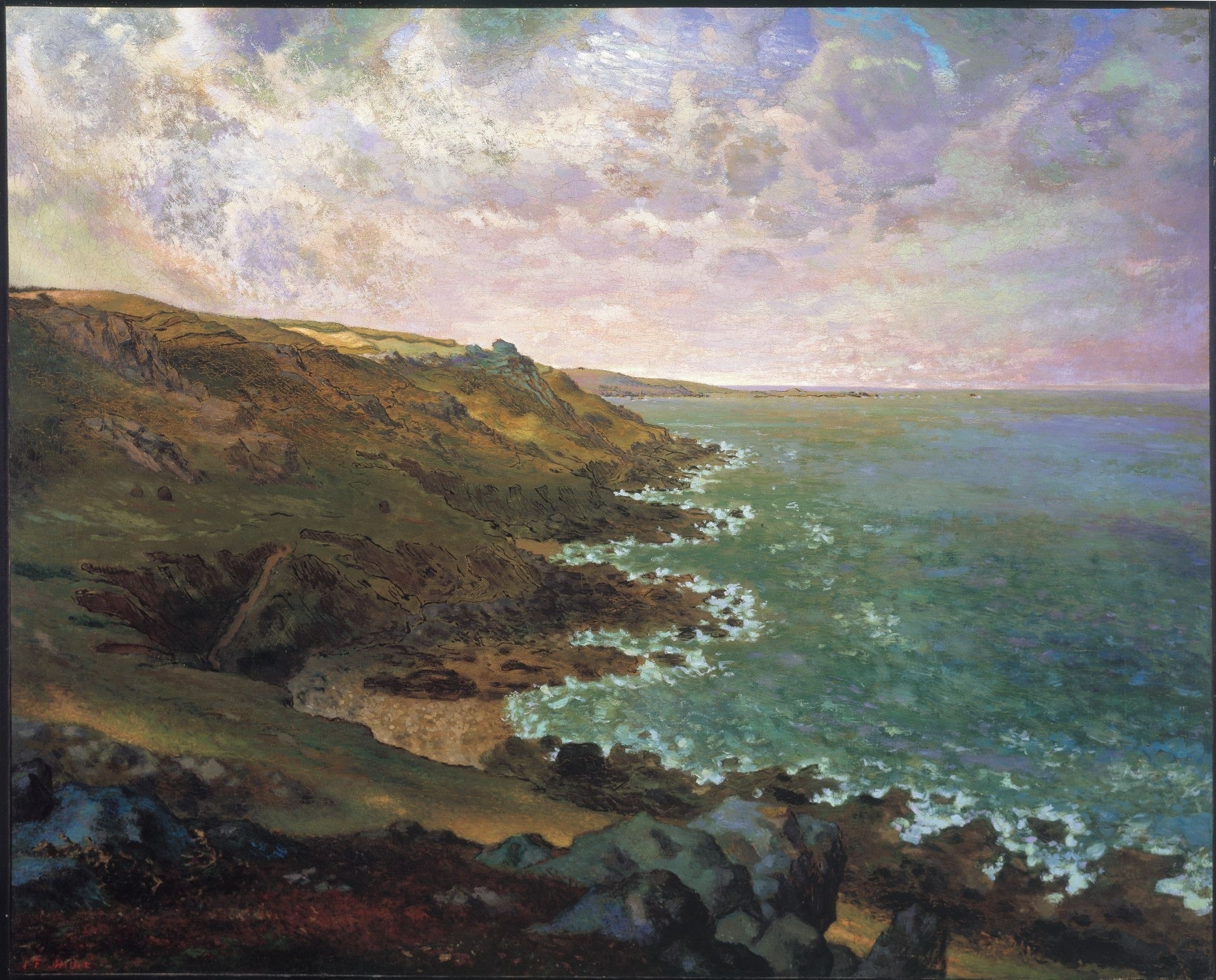 Les falaises de Gréville - Jean-François Millet