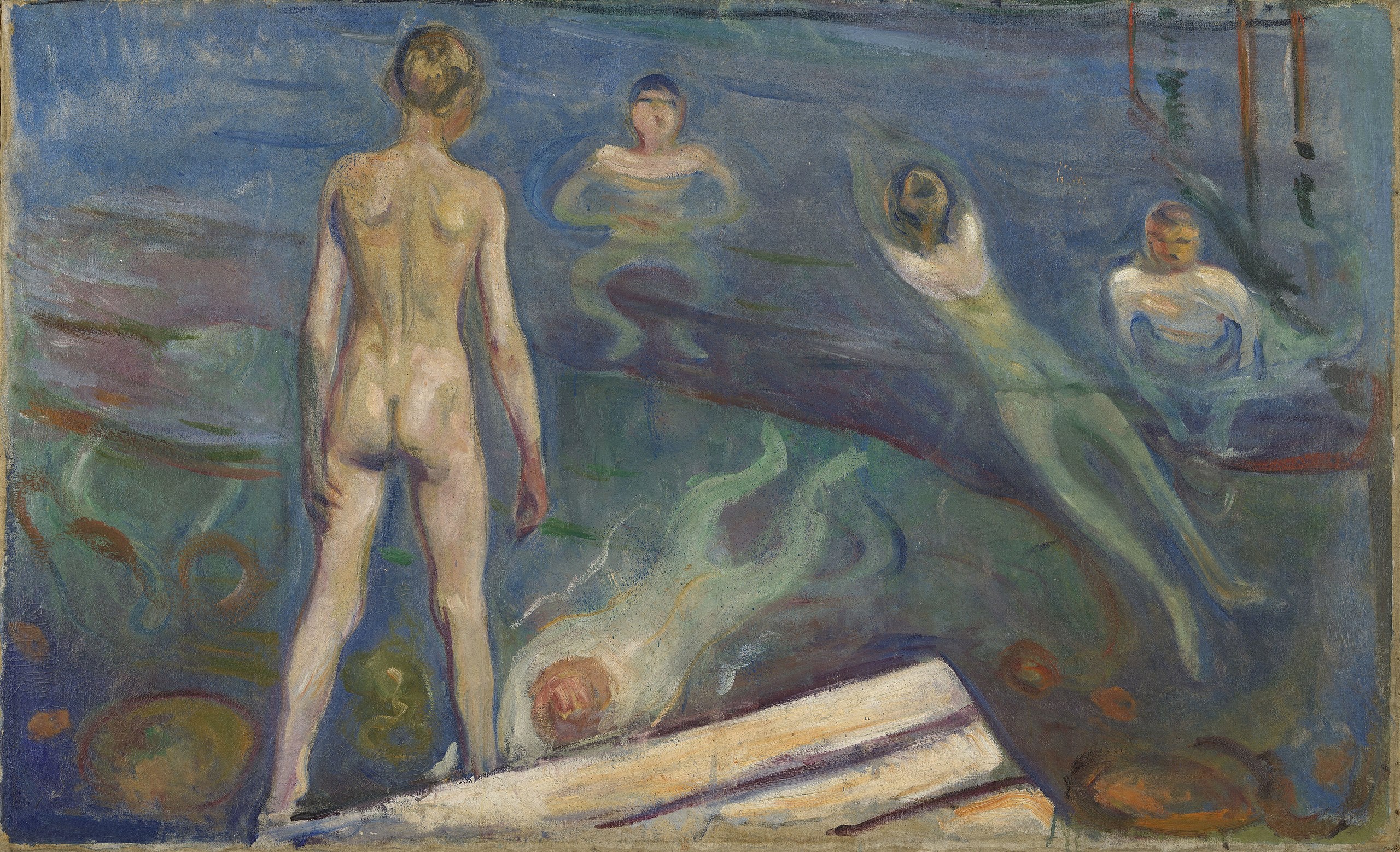I ragazzi che si bagnano - Edvard Munch
