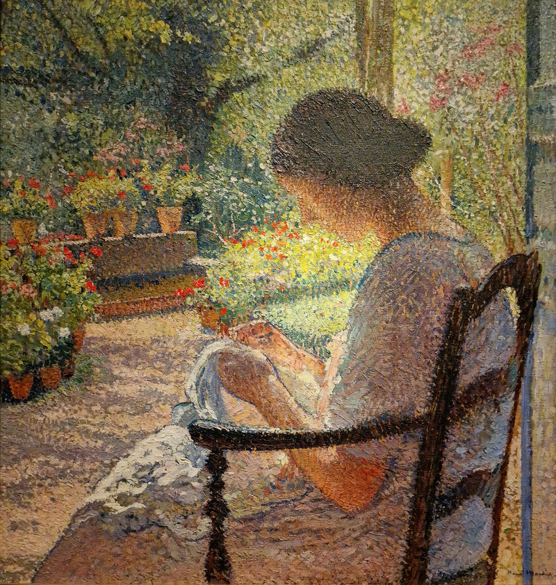 Lisette cuce all'ingresso di Marquayrol - Henri-Jean Guillaume Martin