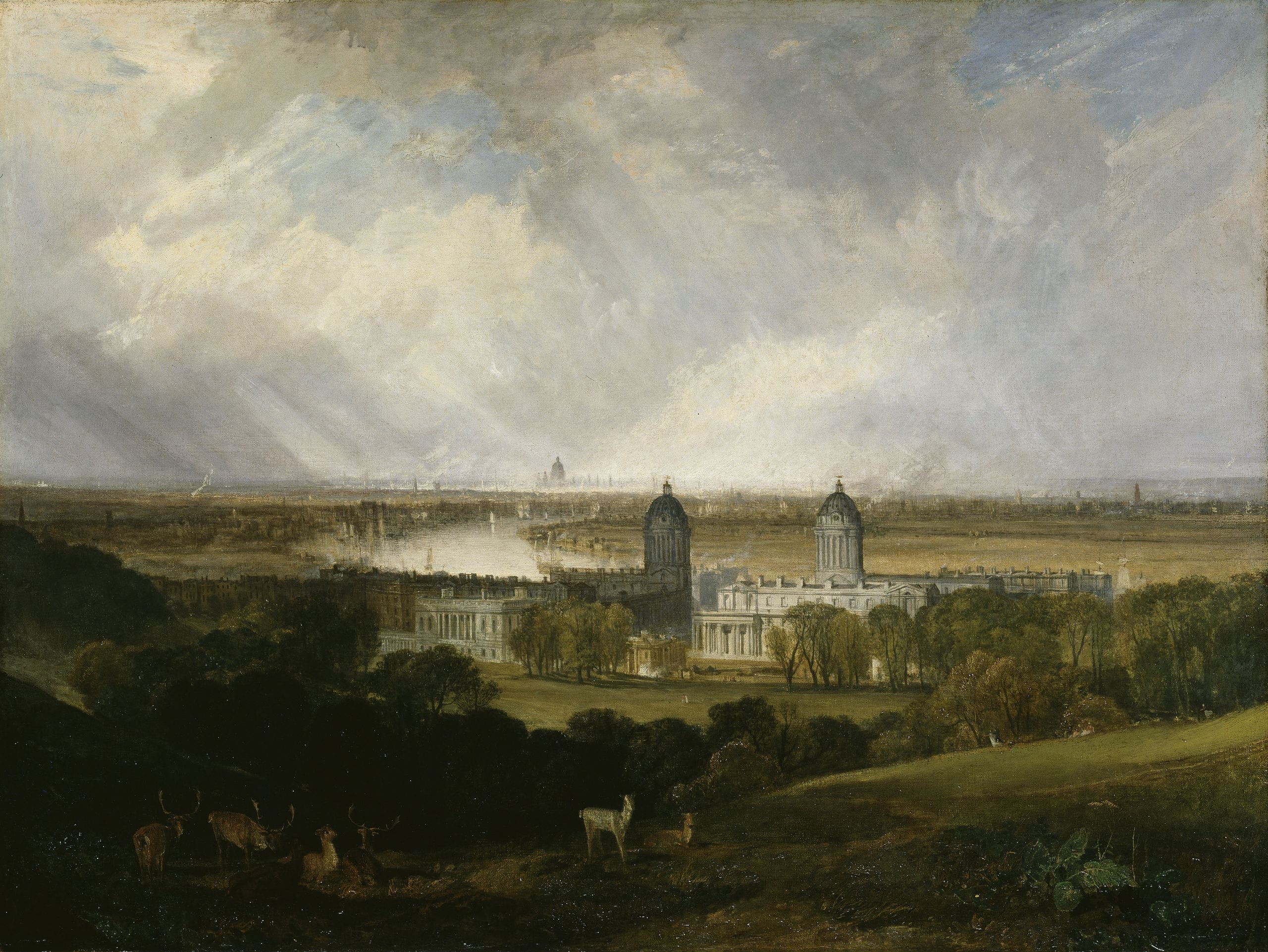 Londra da Greenwich Park - J. M. W. Turner