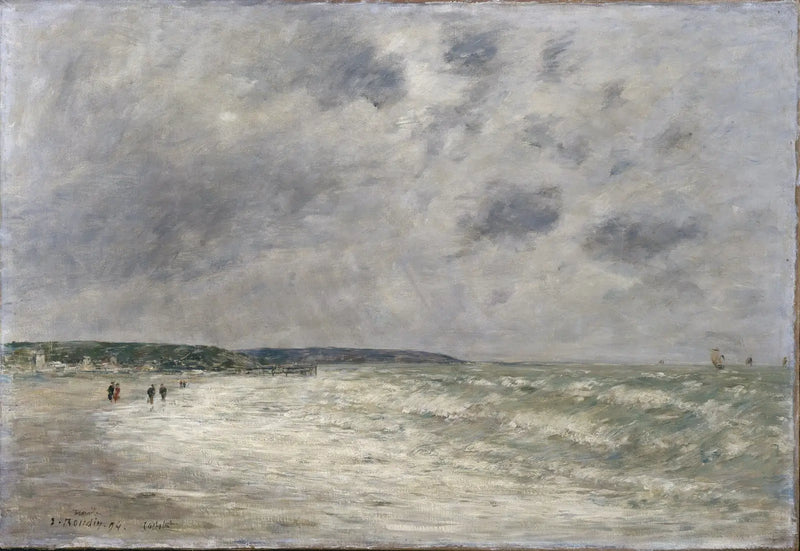 Maree in aumento a Deauville - Eugène Boudin