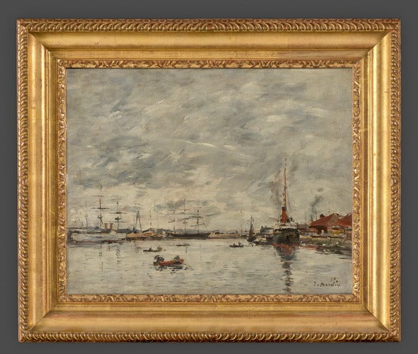 Mare in tempo grigio - Eugène Boudin