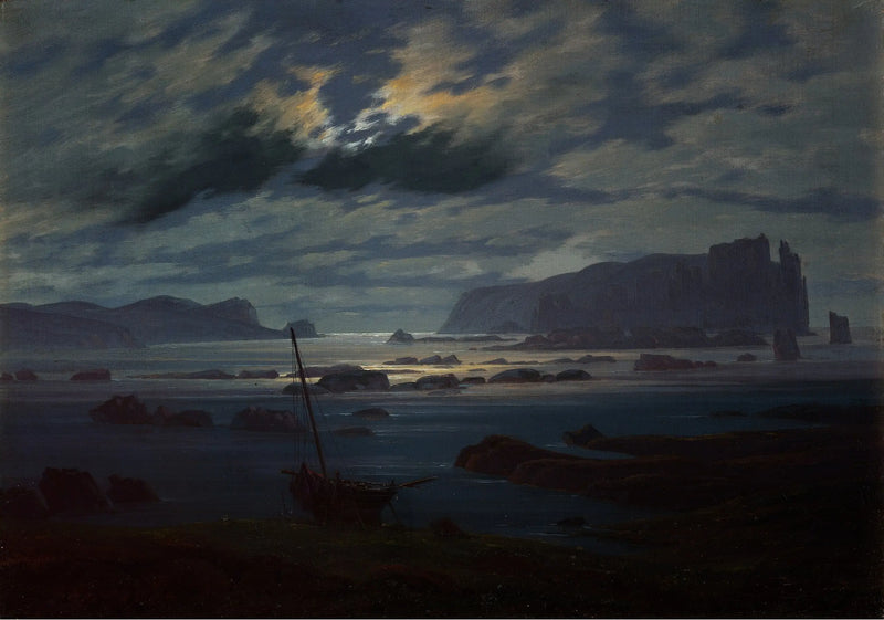 Mare del Nord al chiaro di luna - Caspar David Friedrich
