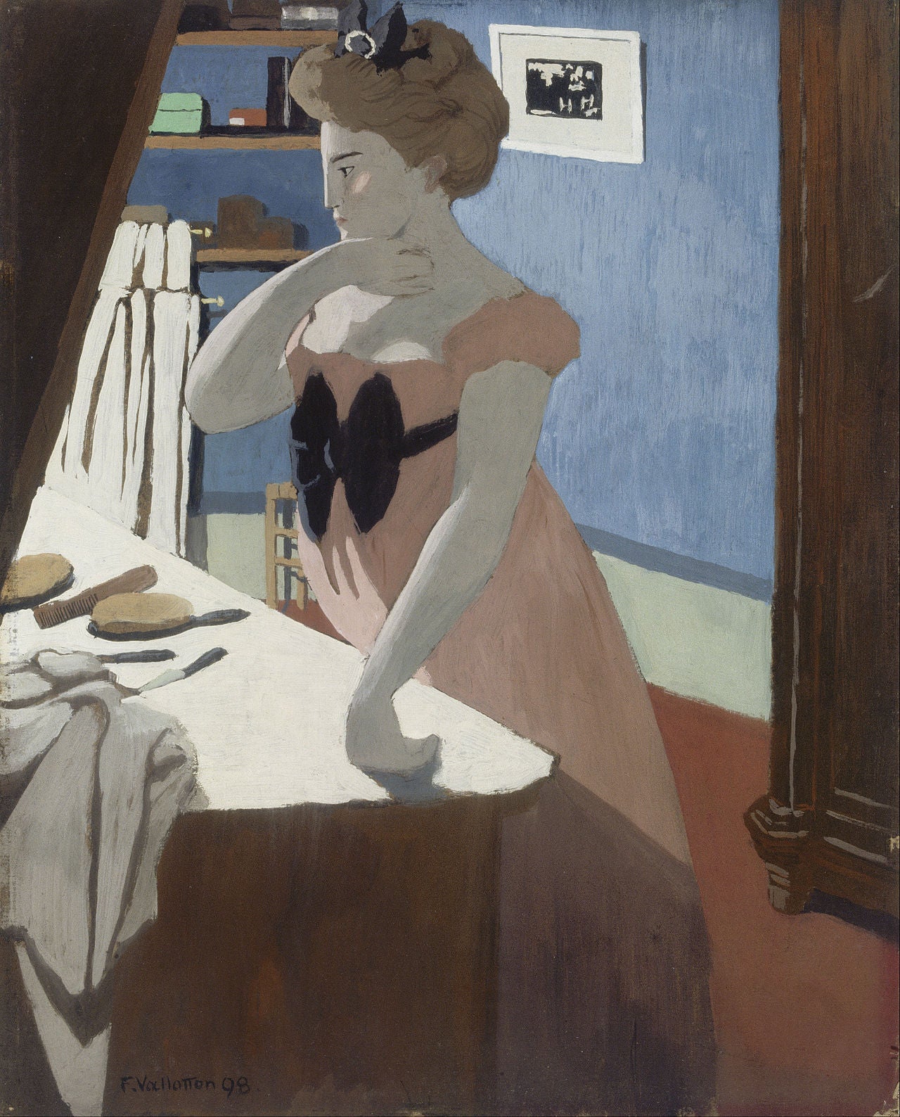 Misia à sa coiffeuse - Félix Vallotton