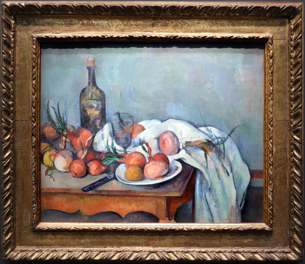 Natura morta con cipolle - Paul Cézanne