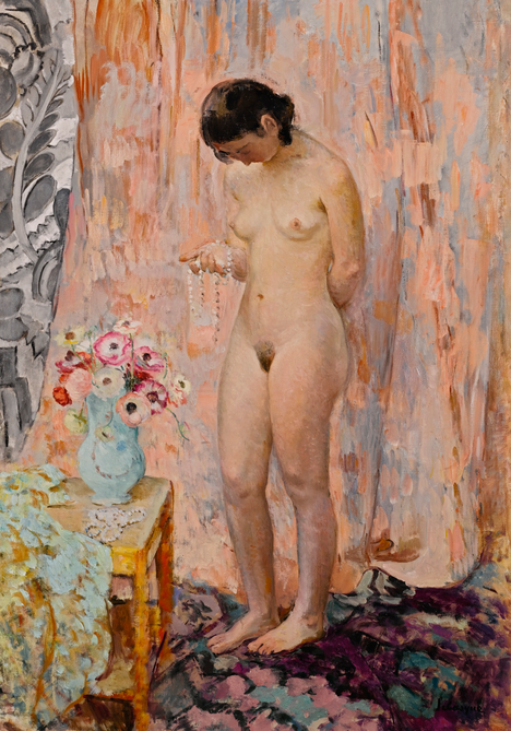 Nudo con collana - Henri Lebasque
